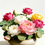 Mixed Bowl Lotus Seeds - Water Lily Flower Plant Seed - Home Garden Plant Seeds Aquatic Fresh Garden Seeds for Home - Image 3